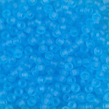 Miyuki rocailles Perlen 8/0 - Matte transparent aqua 8-148F